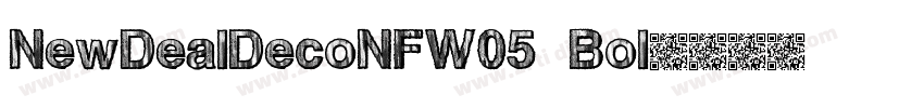 NewDealDecoNFW05 Bol字体转换